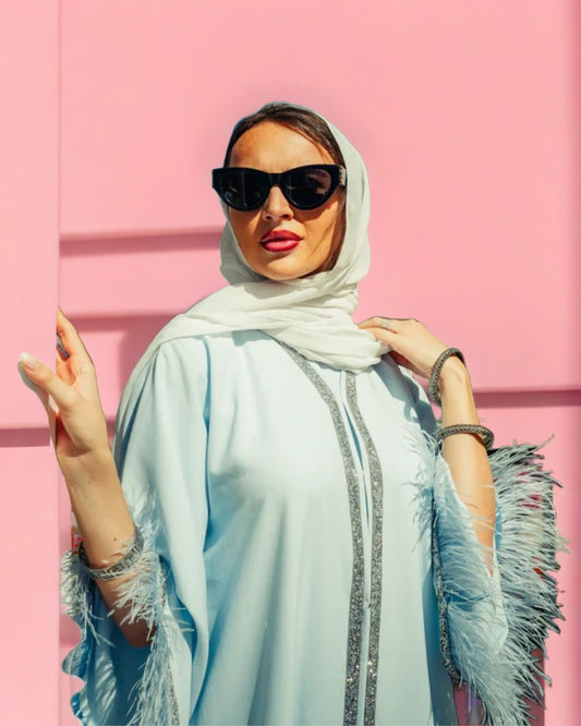 Ayah Elegant Embroidered Abaya – Modern Modest Wear for Women