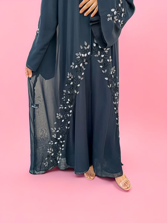 Chiffon Handwork Abaya – Elegant Daily Wear for Modest Style