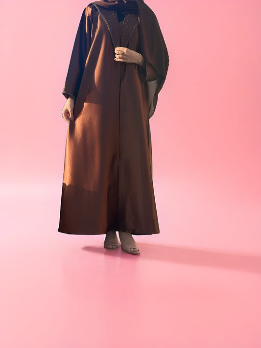 Elegant Brown Abaya – Modest Designer Wear for Every Occasion