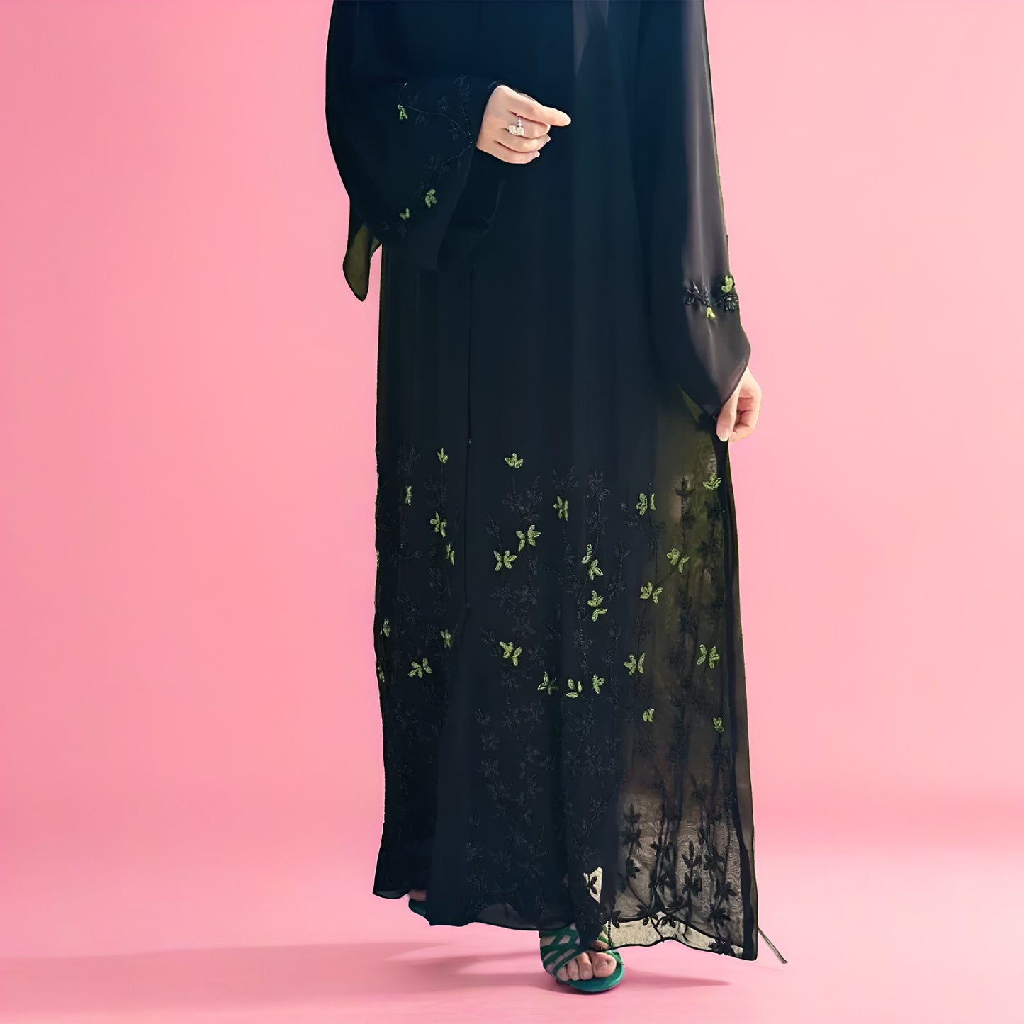 Elegant Party Wear Abaya – Fancy & Modest Occasion Dress