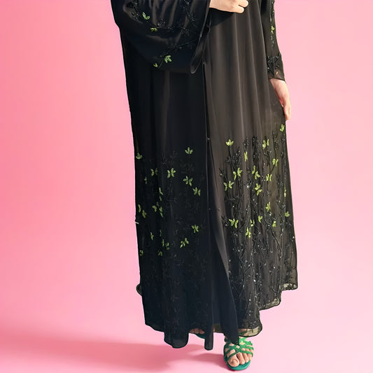 Elegant Party Wear Abaya – Fancy & Modest Occasion Dress