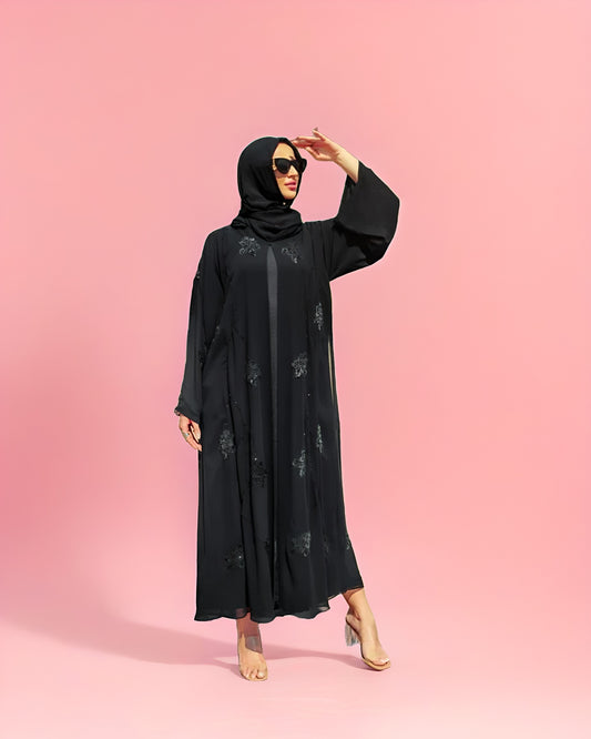 Faiza – Elegant Designer Abaya for Modest Women