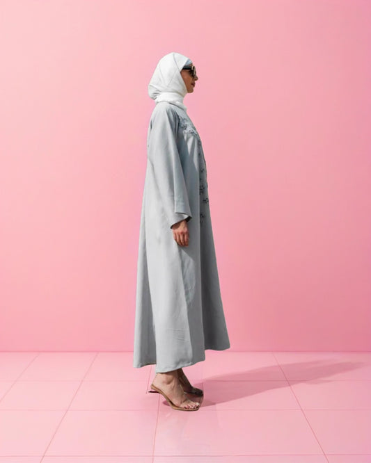 Huda Elegant Black Abaya for Women – Modest & Stylish Wear