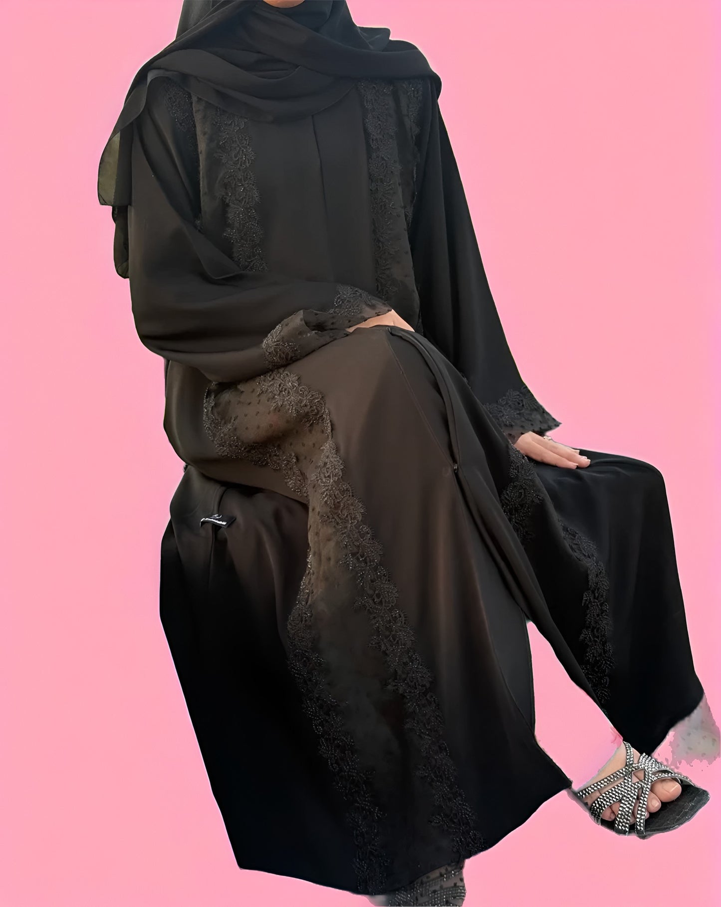 Latest Dantel Lace Abaya – Elegant Designer Modest Wear 2025