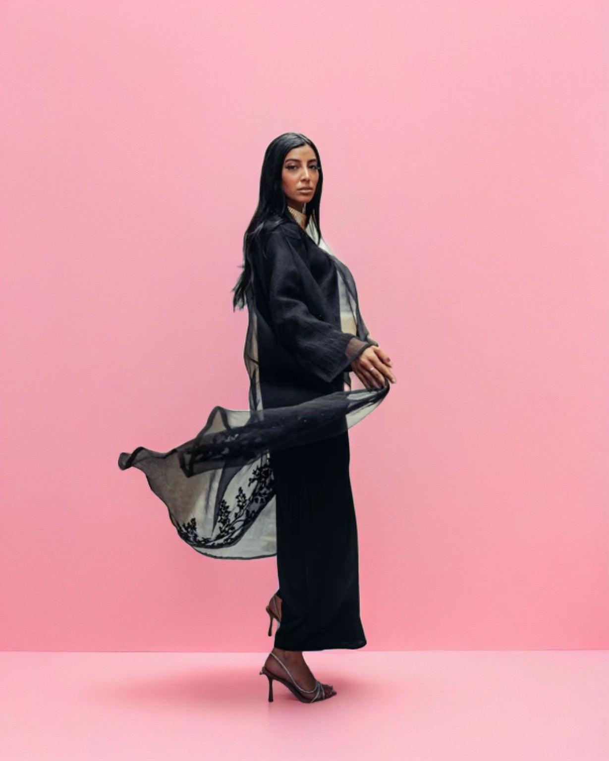 Zayna – Elegant Black Abaya with Embroidery | Modest Luxury Wear