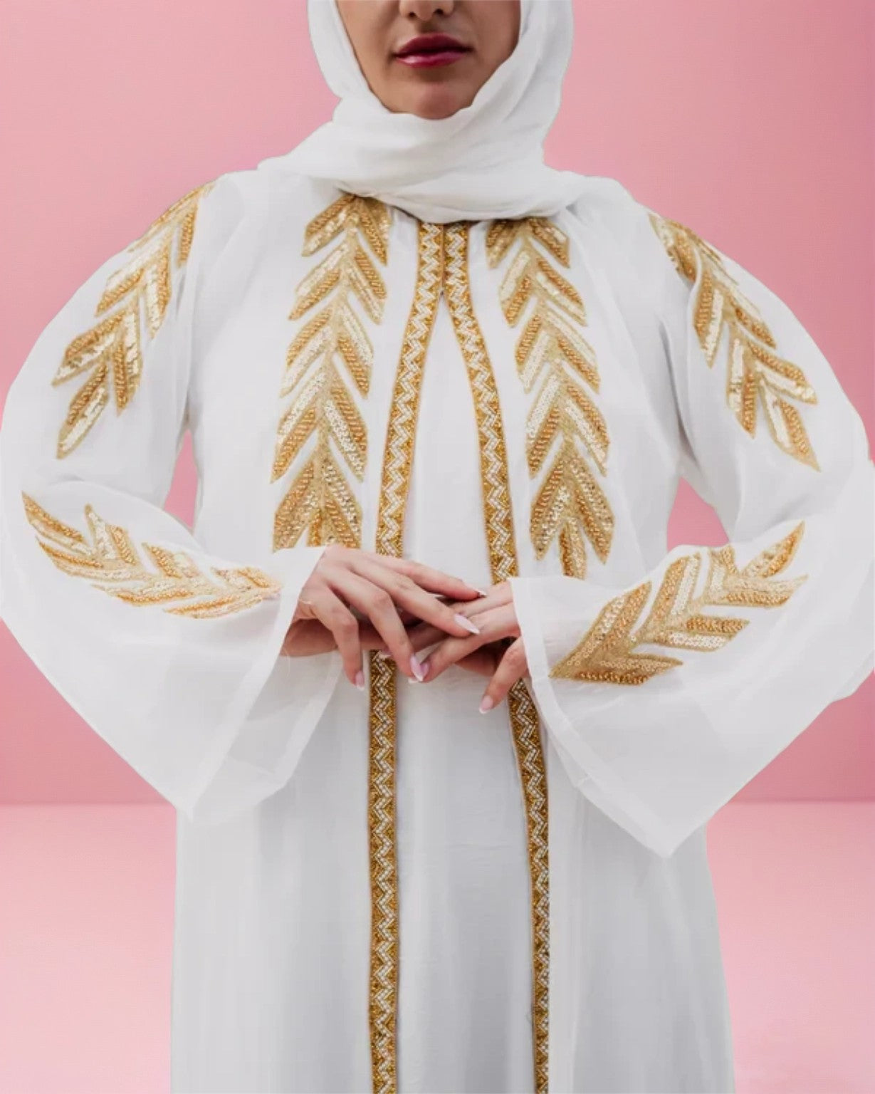 Husniya – Elegant Black Designer Abaya | Modest Luxury Wear